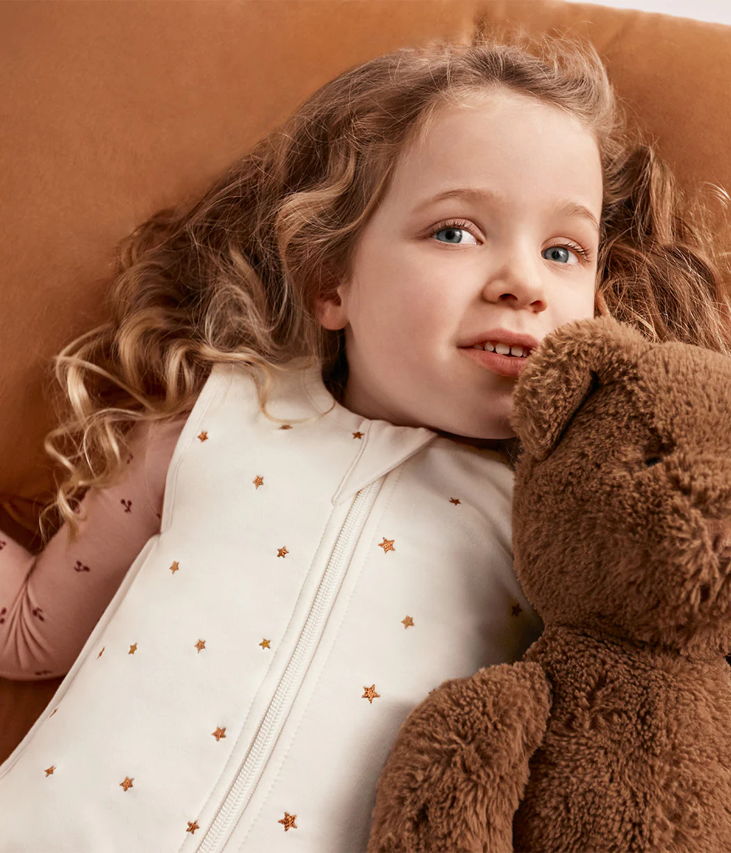 Sleep Bag Bundle | 1.5 TOG | Maroon Hearts | Buff Twinkle | Oatmeal - Image 4