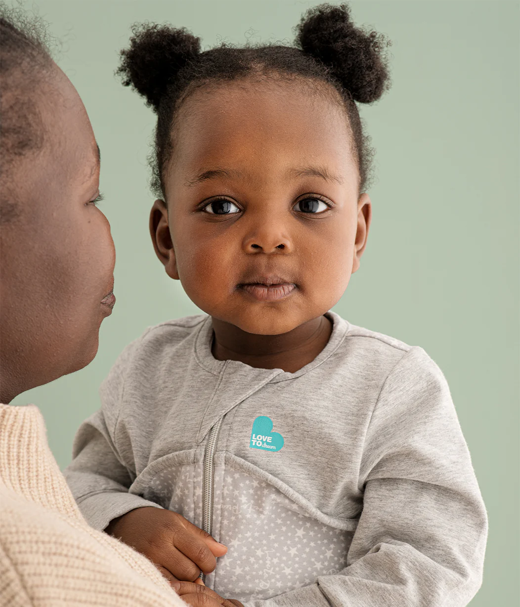 Sleep Bag Long Sleeve 1.0 TOG Cotton Grey Stardust - Image 4