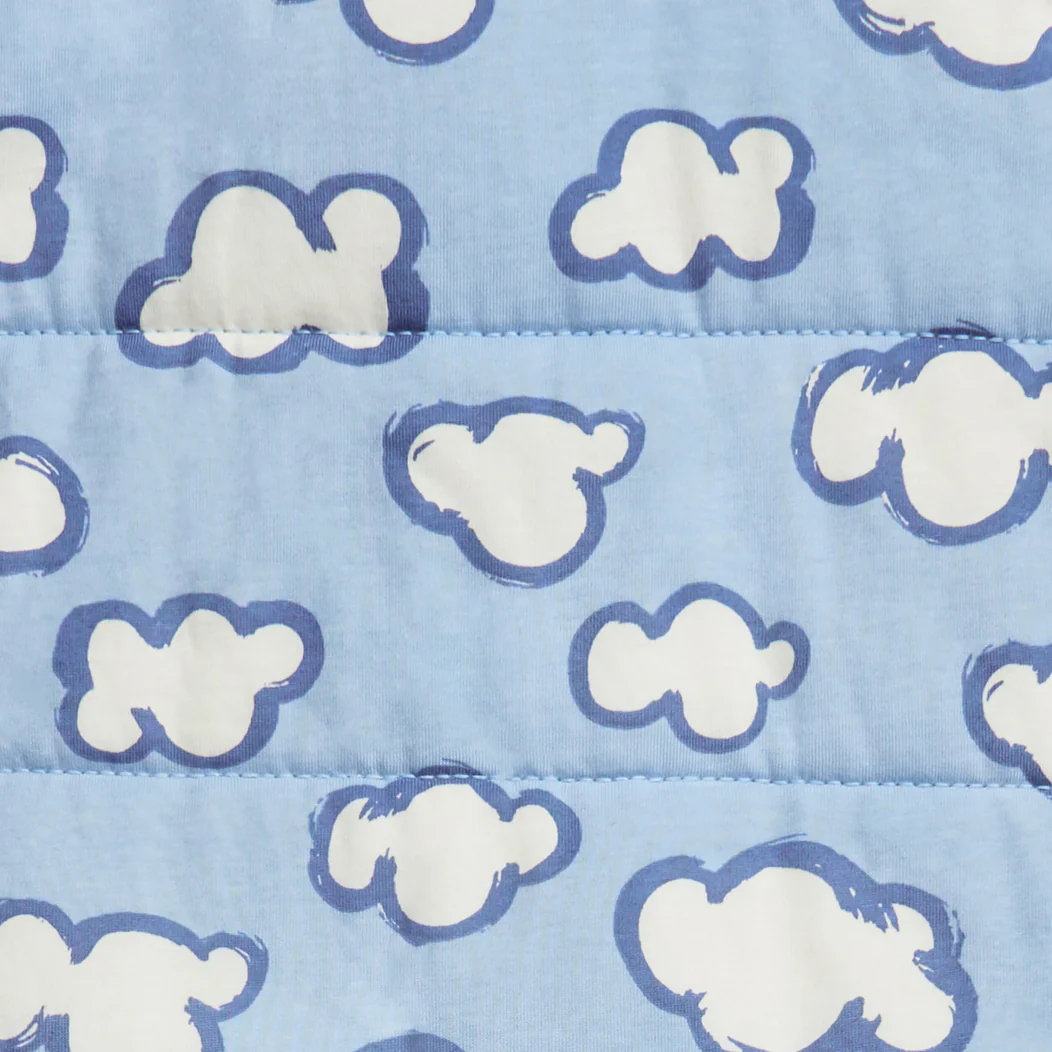 Sleep Bag Long Sleeve 2.5 TOG Cotton Blue Daydream - Image 3