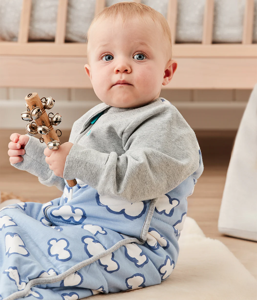 Sleep Bag Long Sleeve 2.5 TOG Cotton Blue Daydream - Image 5