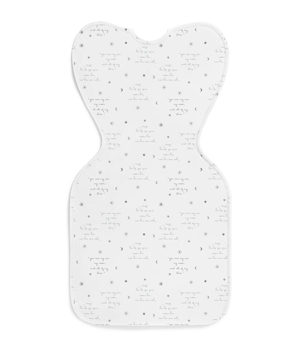 Swaddle Up™ 0.2 TOG Cotton White You Are My - Image 3