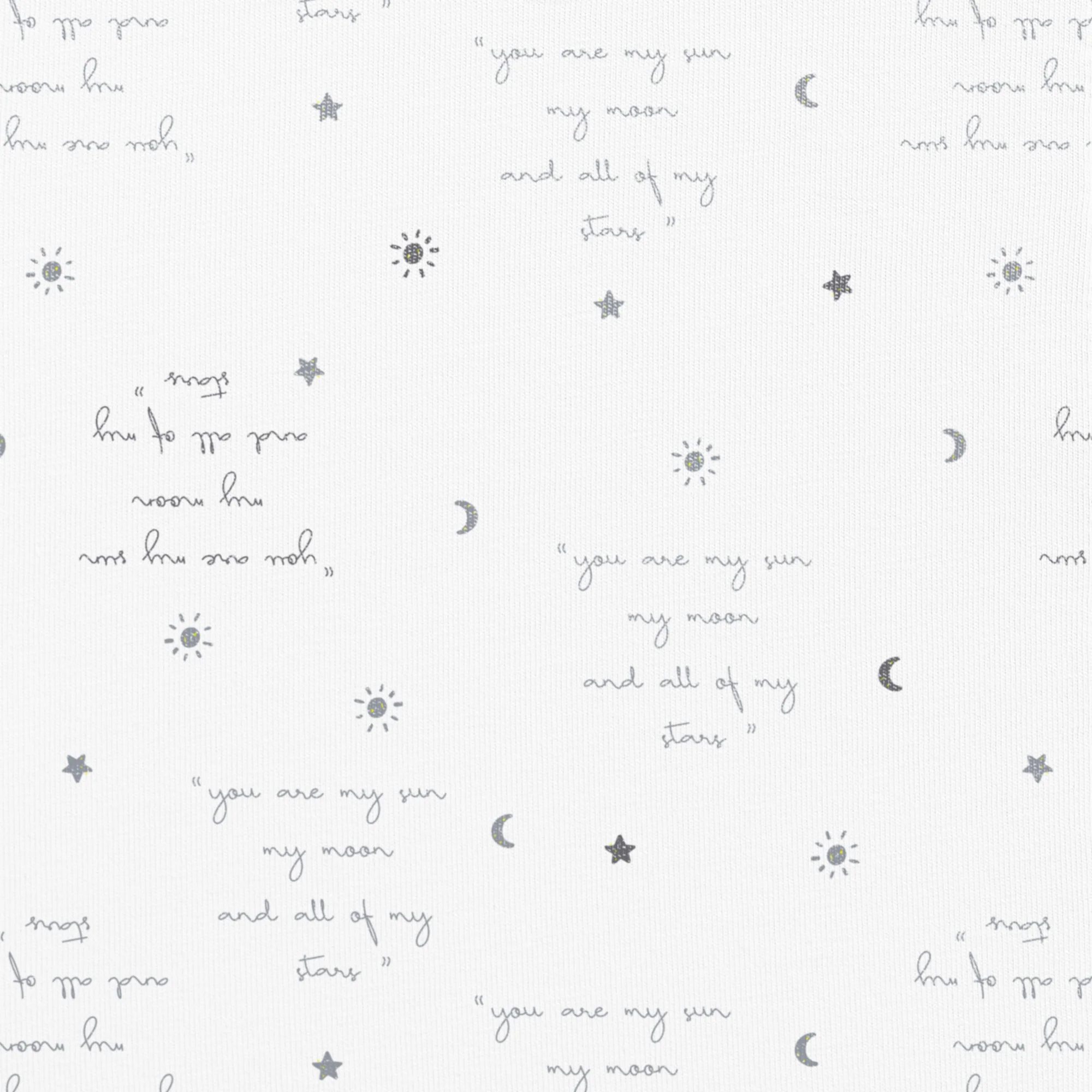 Swaddle Up™ 0.2 TOG Cotton White You Are My - Image 4