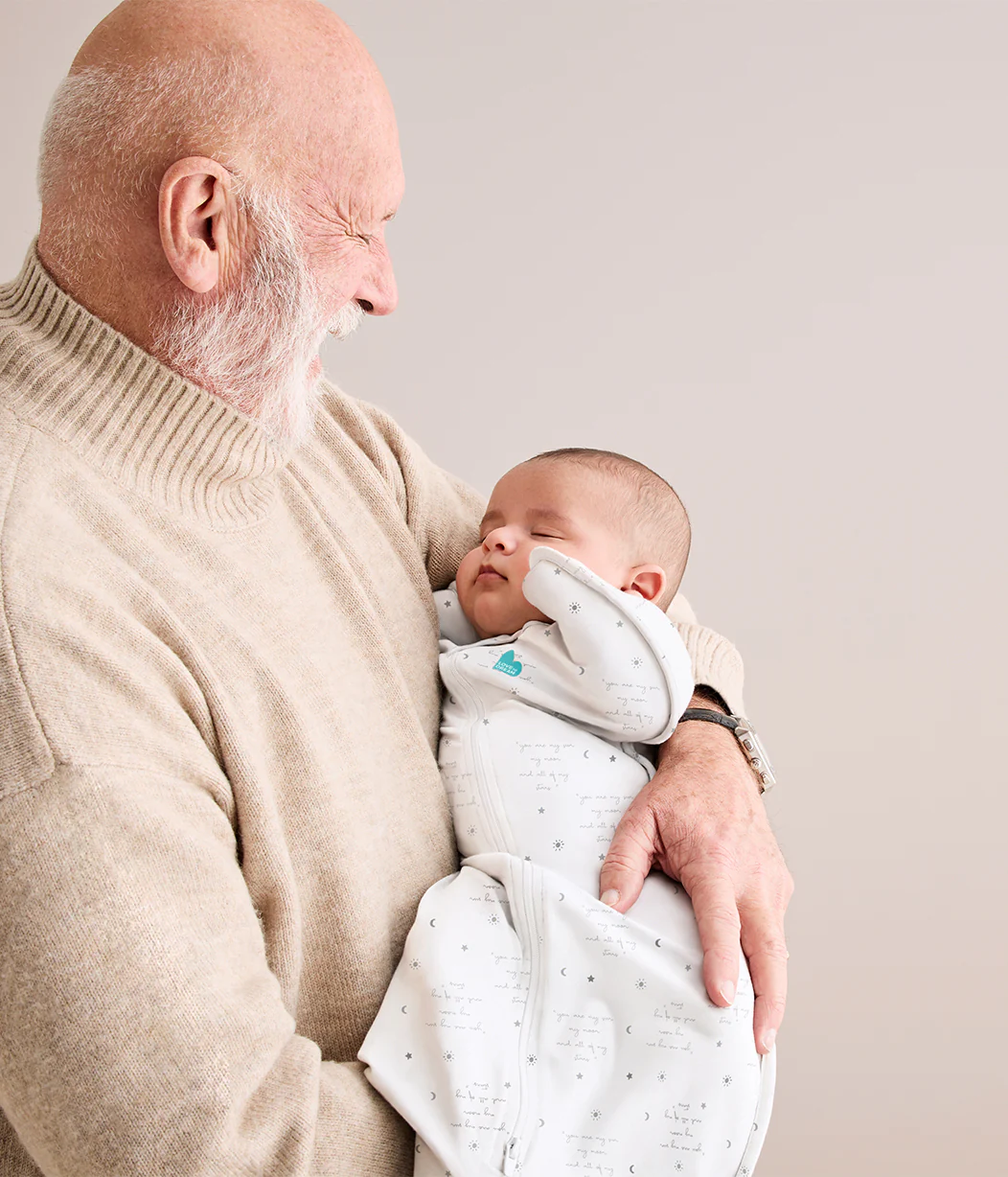 Swaddle Up™ 0.2 TOG Cotton White You Are My - Image 5