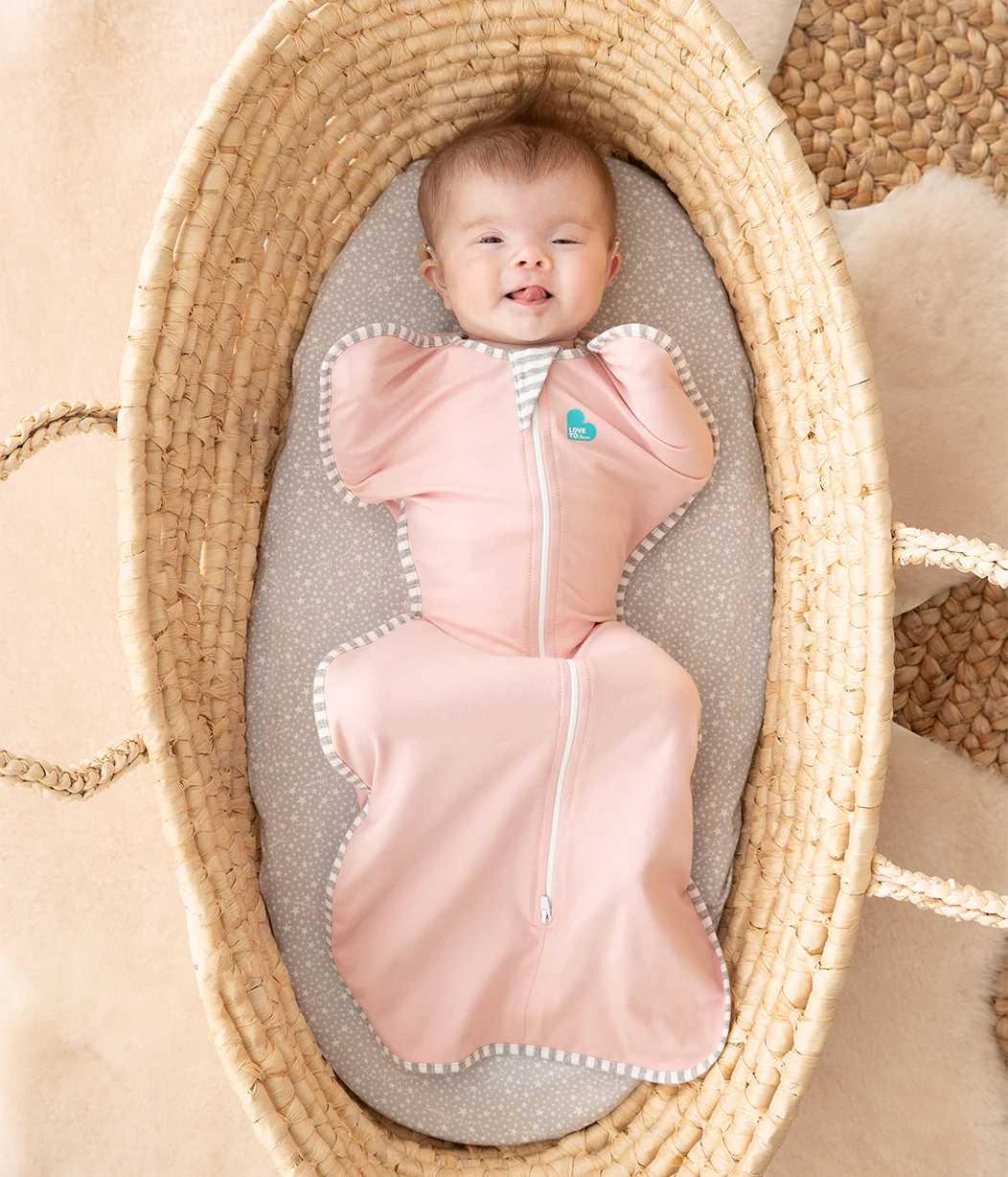 Swaddle Up™ 1.0 TOG Cotton Dusty Pink - Image 5