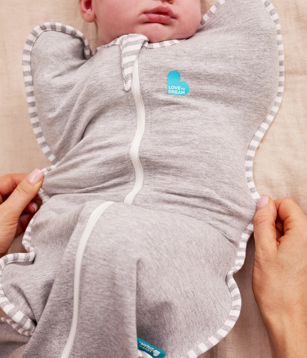 Swaddle Up™ 1.0 TOG Cotton Grey - Image 6