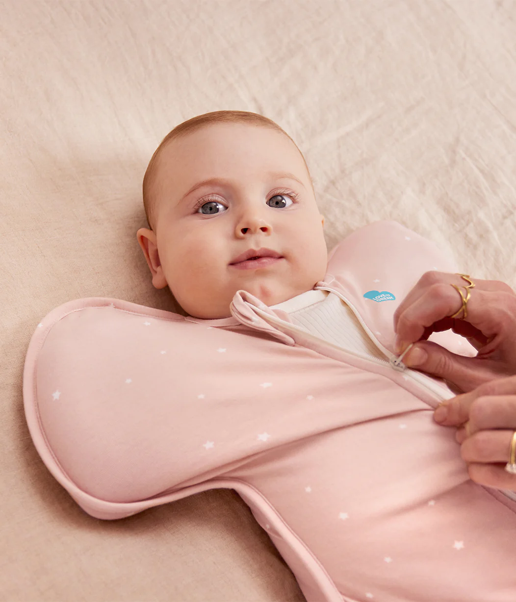Swaddle Up™ 1.0 TOG Cotton Powder Pink Twinkle - Image 6