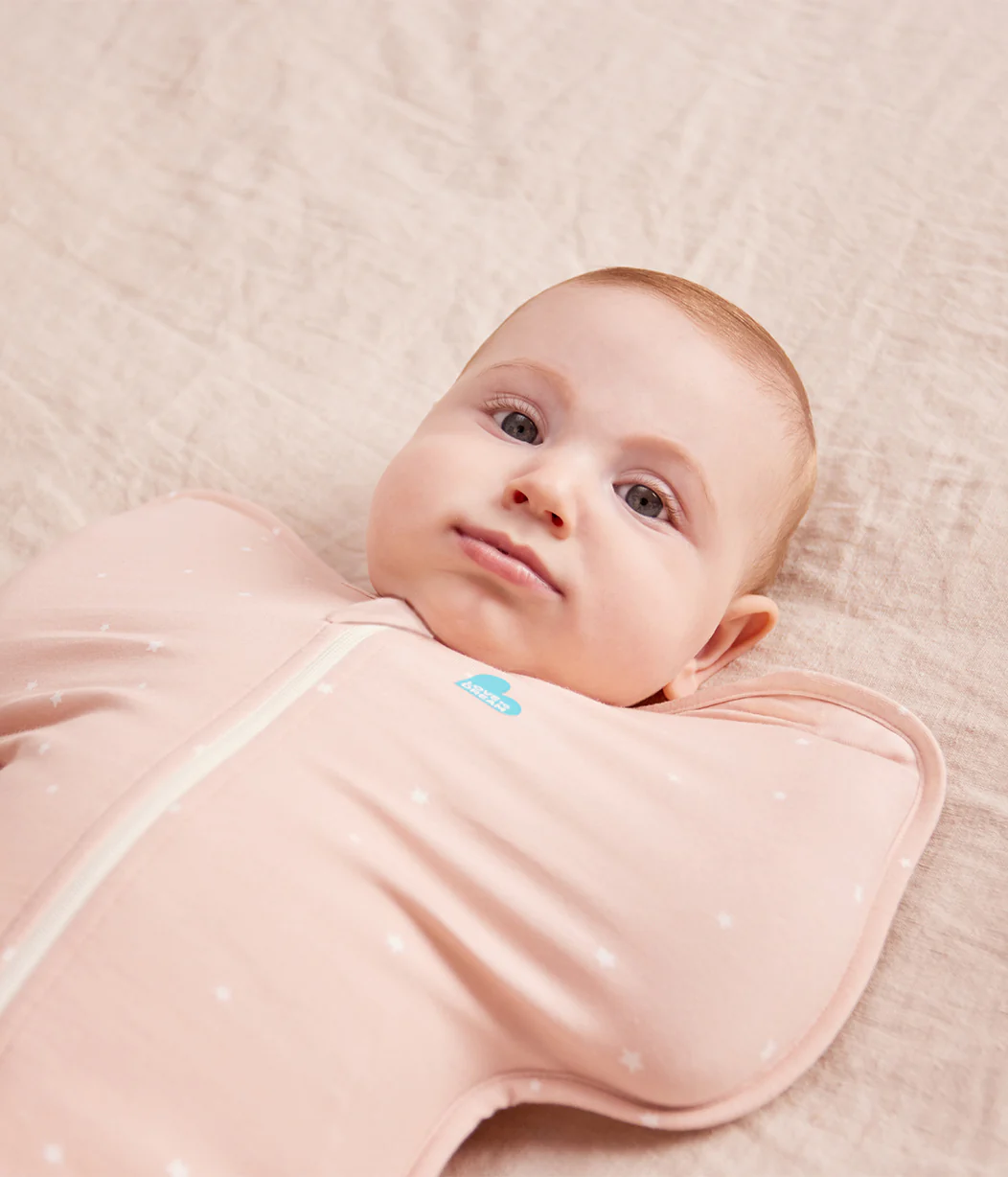 Swaddle Up™ 1.0 TOG Cotton Powder Pink Twinkle - Image 9