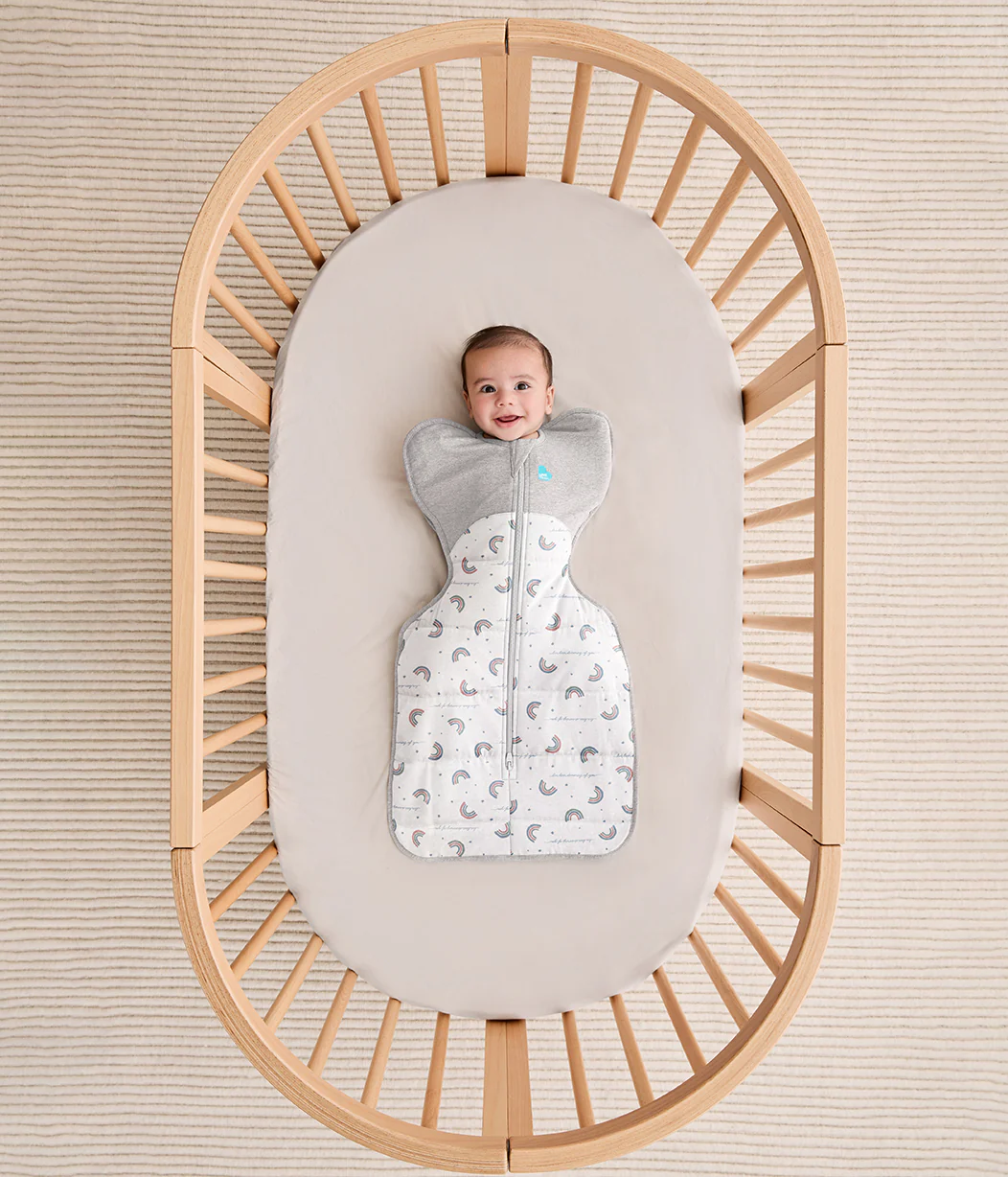 Swaddle Up™ 2.5 TOG Cotton White Rainbow Dream - Image 7