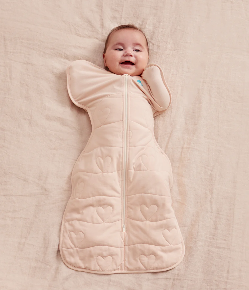 Swaddle Up™ 3.5 TOG Cotton Blush Heart Quilting - Image 5
