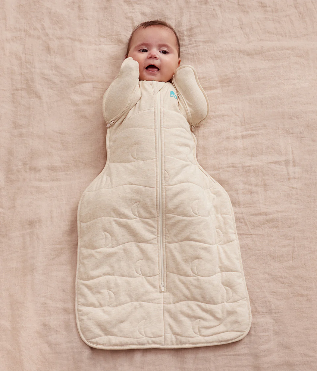 Swaddle Up™ Transition Bag 3.5 TOG Cotton Oatmeal Moon Quilting - Image 5